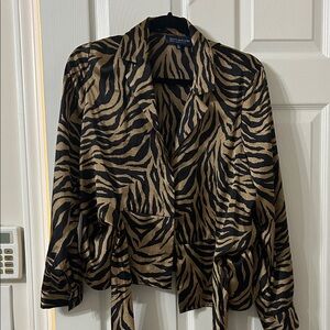 Jones New York Animal Print Blazer